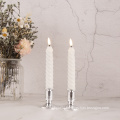 Paraffin Wax home decoration Battery Taper Candle